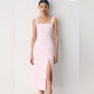 Babaton 90s Slit Midi Dress